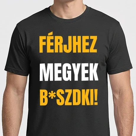 Férfi Imperial póló - Férjhez megyek