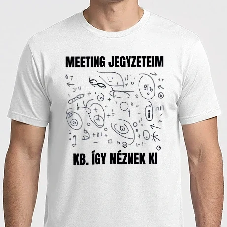 Férfi Imperial póló - MEETING JEGYZETEIM KB. ÍGY NÉZNEK KI