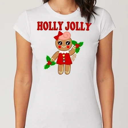 Női Alap póló - Holly Jolly Ginger