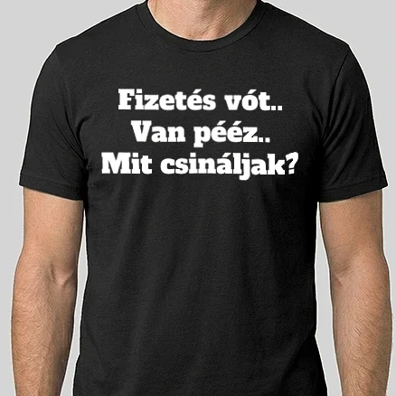Férfi Alap póló - Mit csináljak?