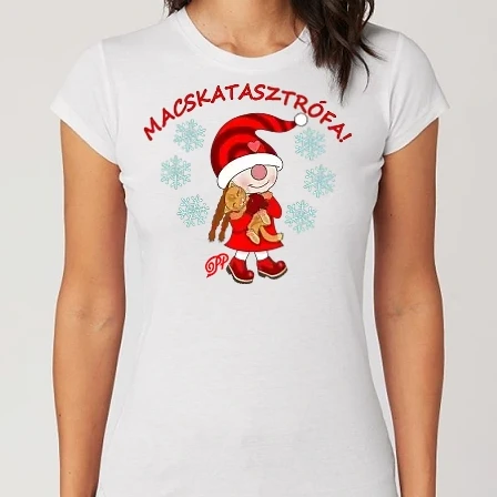 Női Alap póló - Macskatasztrófa