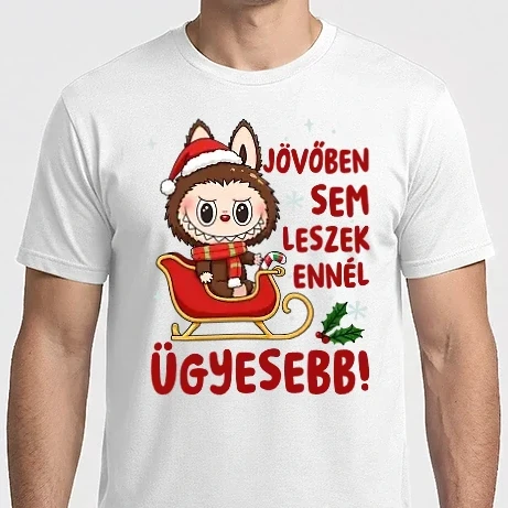 Férfi Imperial póló - Jövőben sem leszek ennél ügyesebb Labubu xmas