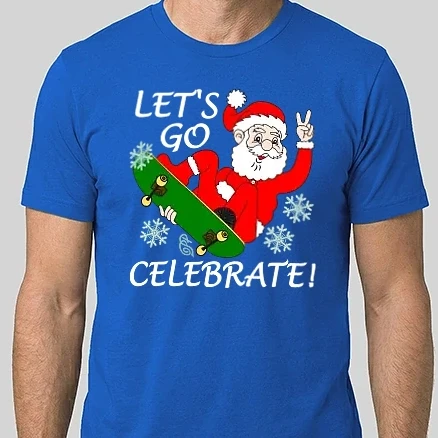 Férfi Alap póló - Menjünk Ünnepelni Mikulás