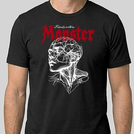 Férfi Alap póló - Frankenstein Monster