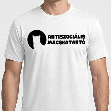 Férfi Imperial póló - Antiszociális macskatartó