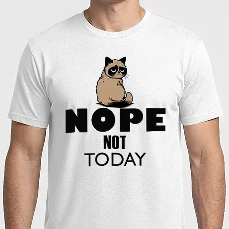 Férfi Imperial póló - Nope, not today_grumpycat