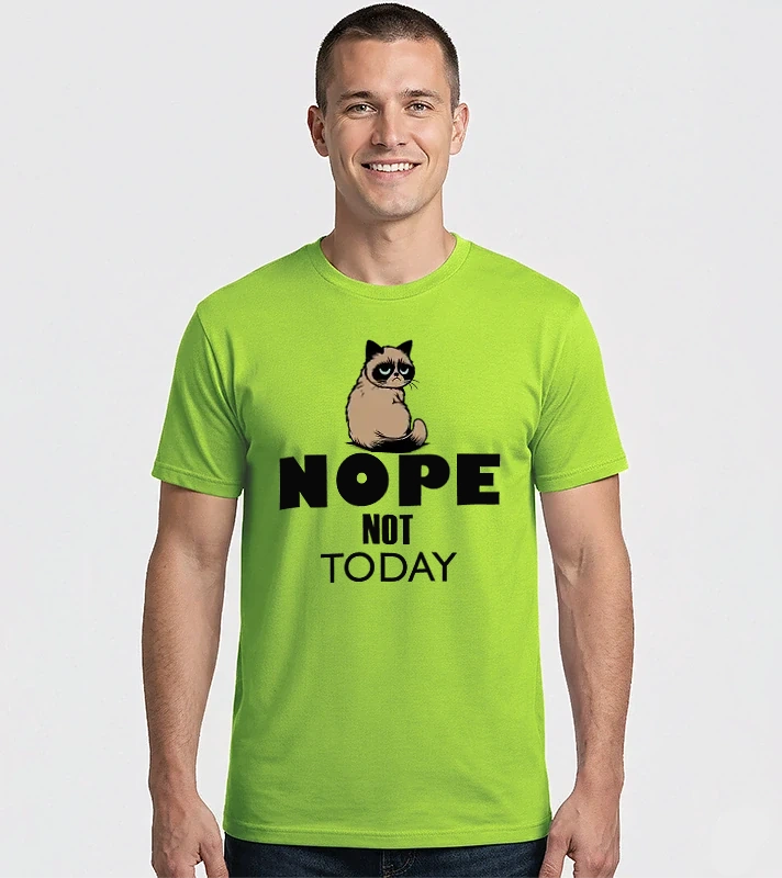 Nope, not today_grumpycat – Férfi Imperial póló