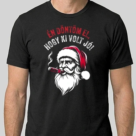 Férfi Alap póló - Én döntöm el...