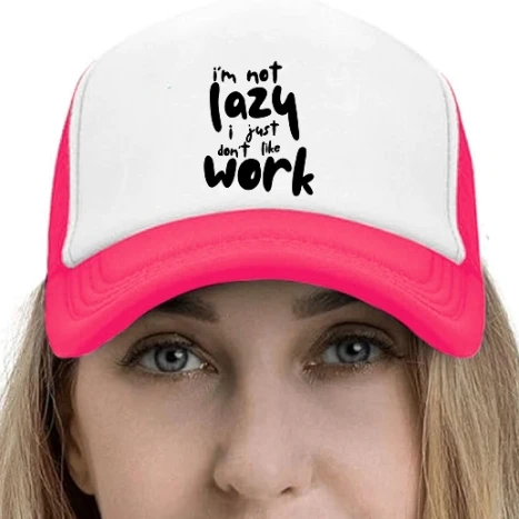 Trucker baseball sapka - I'm not lazy