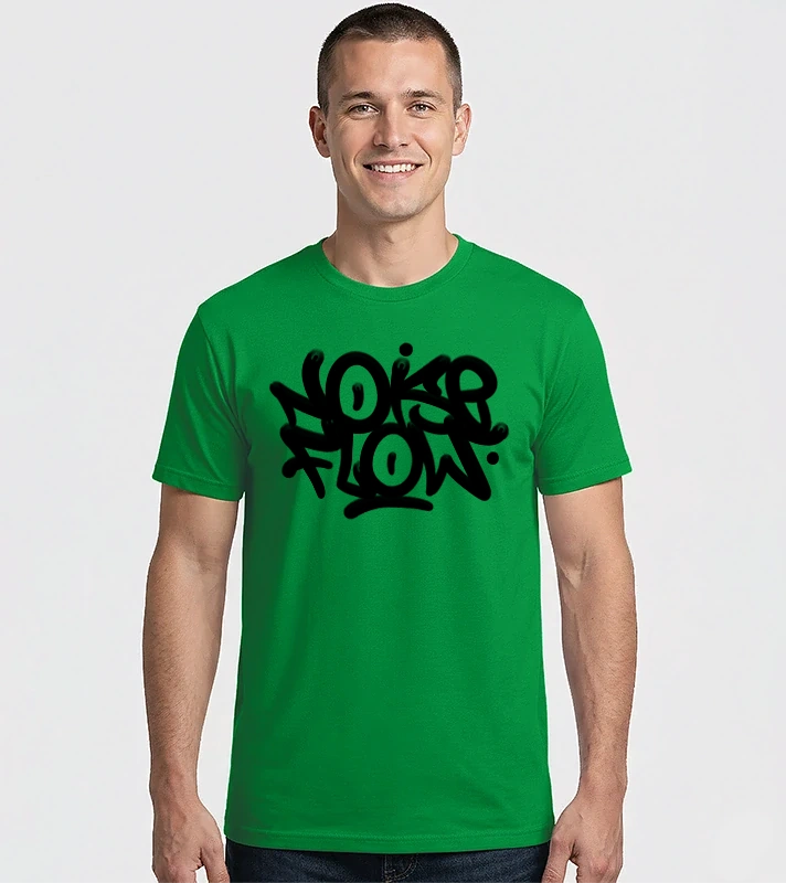 Noise Flow graffiti logo (white) – Férfi Imperial póló