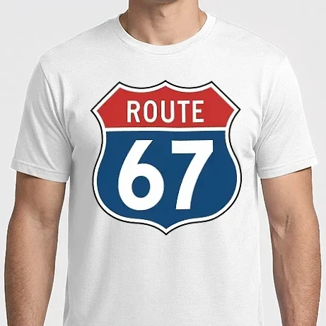 Férfi Imperial póló - Route 67