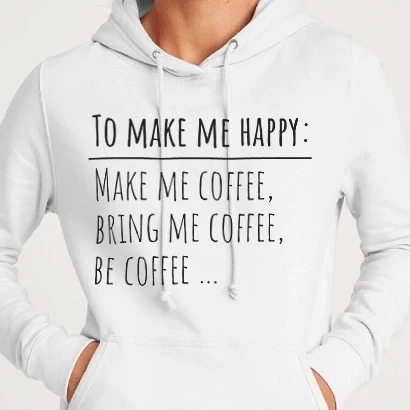 Női kapucnis pulcsi - Coffee
