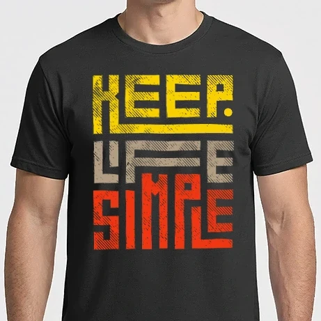 Férfi Imperial póló - Keep life simple