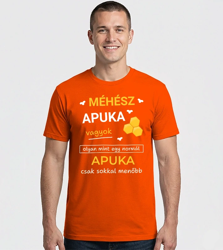 Méhész apuka – Férfi Imperial póló