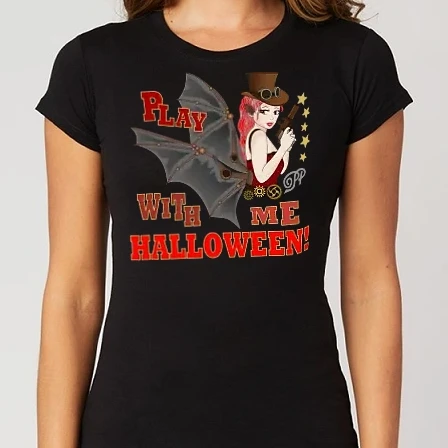 Női Alap póló - Játsz Velem Halloweent