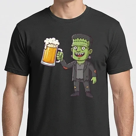 Férfi Imperial póló - Söröző Frankenstein szörny