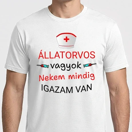 Férfi Imperial póló - Állatorvos vagyok 