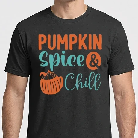 Férfi Imperial póló - Pumpkin spice  chill