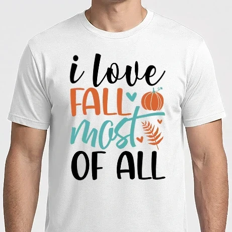 Férfi Imperial póló - I love fall most of all 