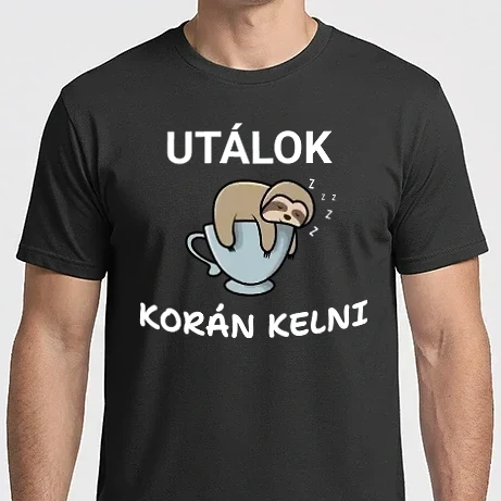 Férfi Imperial póló - utálok korán kelni
