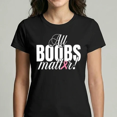 Női Imperial póló - All boobs matter