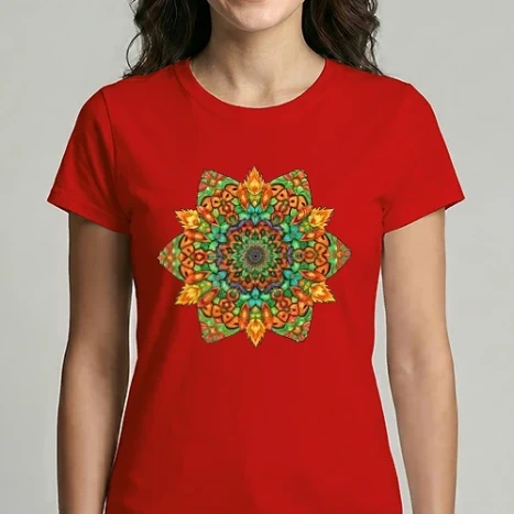 Női Imperial póló - Mandala