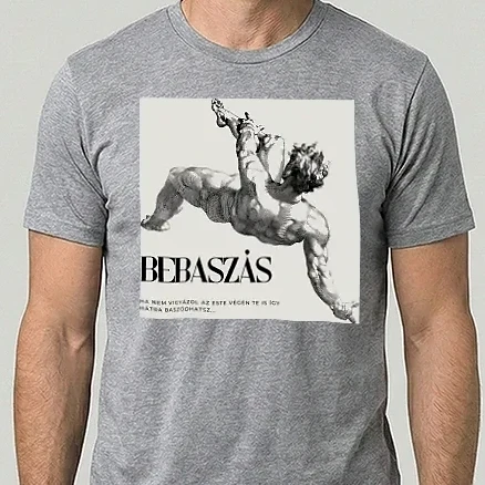 Férfi Alap póló - bebaszás