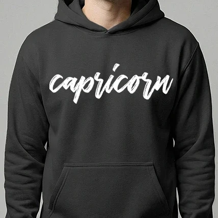 Férfi kapucnis pulóver - Capricorn