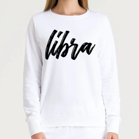 Női kerek nyakú pulcsi - Libra