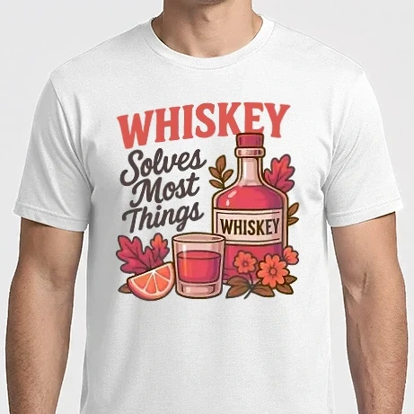 Férfi Imperial póló - WHISKEY SOLES MOST THINGS