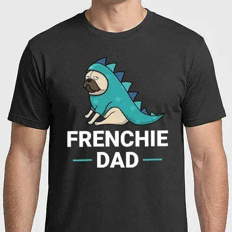 Férfi Imperial póló - Frenchie Dad