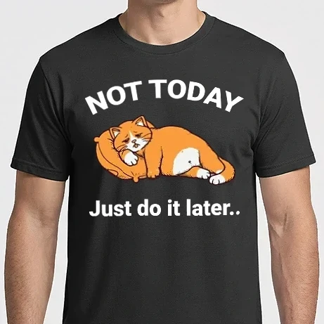 Férfi Imperial póló - Not today - Just do it later
