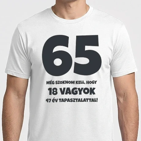 Férfi Imperial póló - 65 - még szoknom kell, hogy...