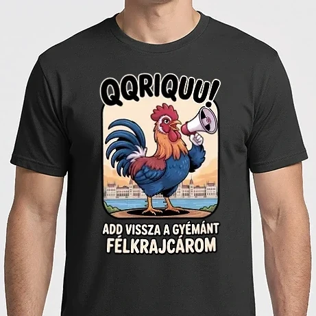 Férfi Imperial póló - Kiskakas kukurékol - Add vissza a gyémánt félkrajcárom