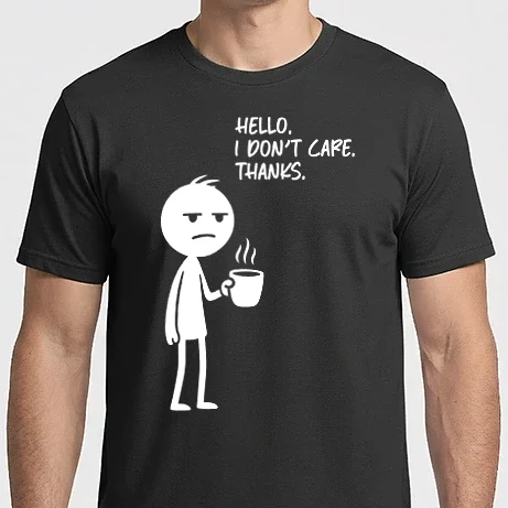 Férfi Imperial póló - Hello, I don't care. Thanks.