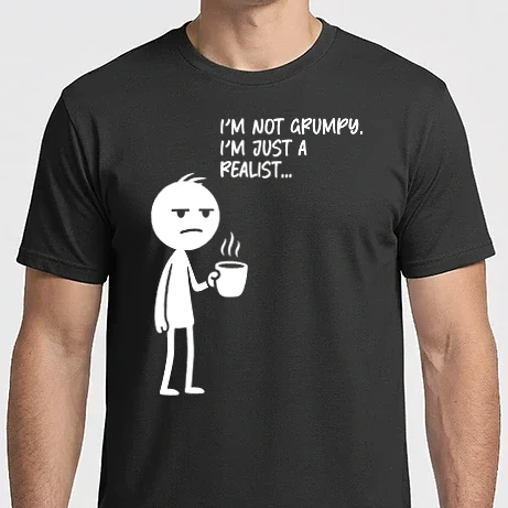 Férfi Imperial póló - I’m not grumpy. I’m just a realist...
