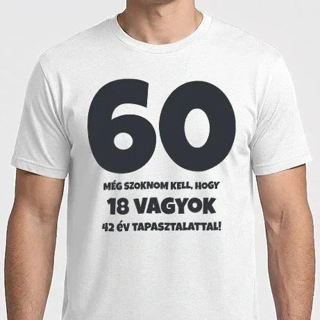 Férfi Imperial póló - 60 - még szoknom kell, hogy...