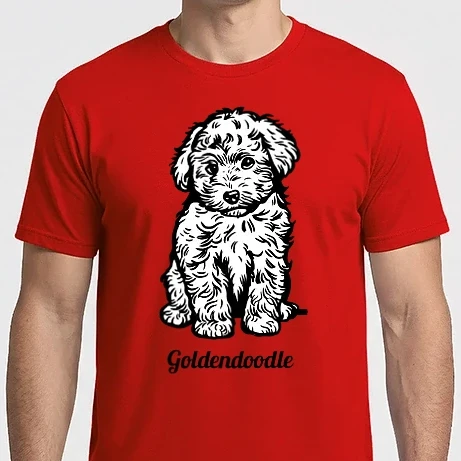 Férfi Imperial póló - Goldendoodle