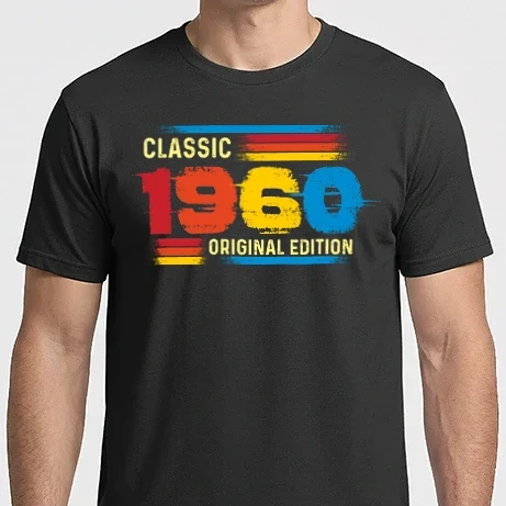 Férfi Imperial póló - classic, original edition, retro, vintage évszám, születésnapi dátum, 1960