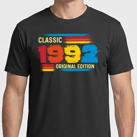 Férfi Imperial póló - classic, original edition, retro, vintage évszám, születésnapi dátum, 1992