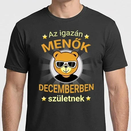 Férfi Imperial póló - Az igazán menők decemberben születnek