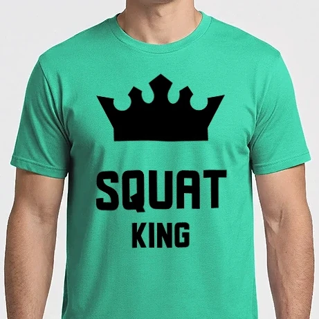 Férfi Imperial póló - Squat king- Guggolás királya