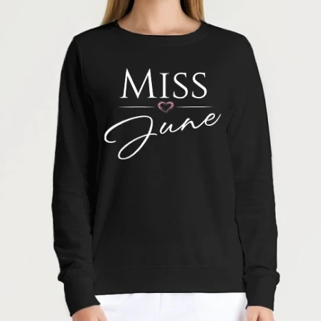 Női kerek nyakú pulcsi - Miss June