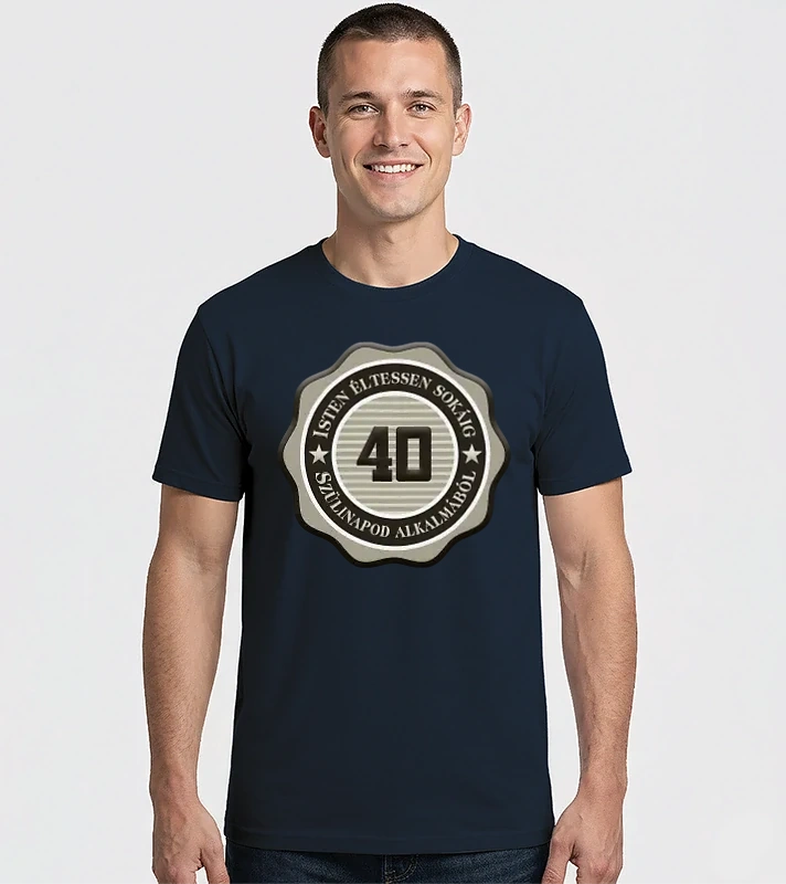 40 éves – Férfi Imperial póló