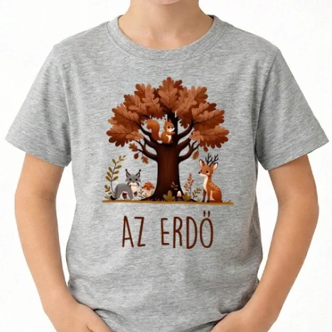 Uniszex gyerek Póló - Az erdő
