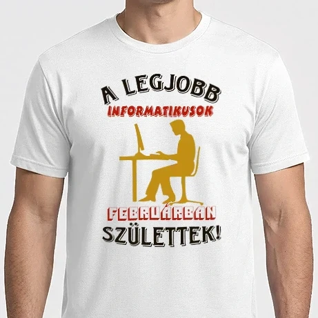 Férfi Imperial póló - Informatikus férfi szülinapja február
