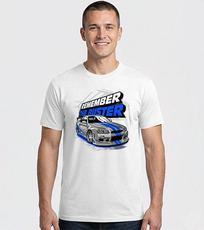 GT-R R34 2FAST 2FURIOUS – Férfi Imperial póló