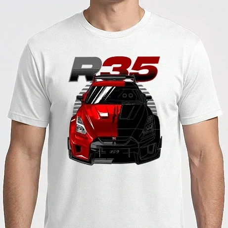 Férfi Imperial póló - GT-R R35 LIBERTY WALK JDM