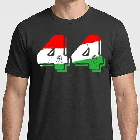 Férfi Imperial póló - magyar trikolor, piro fehér zöld szám 44