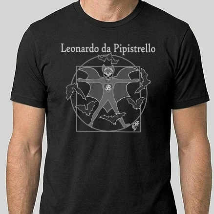 Férfi Alap póló - Leonardo Denevér Anatómia